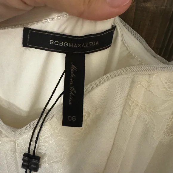 NWT BCBG Off white “Alyce” dress - Picture 2 of 4